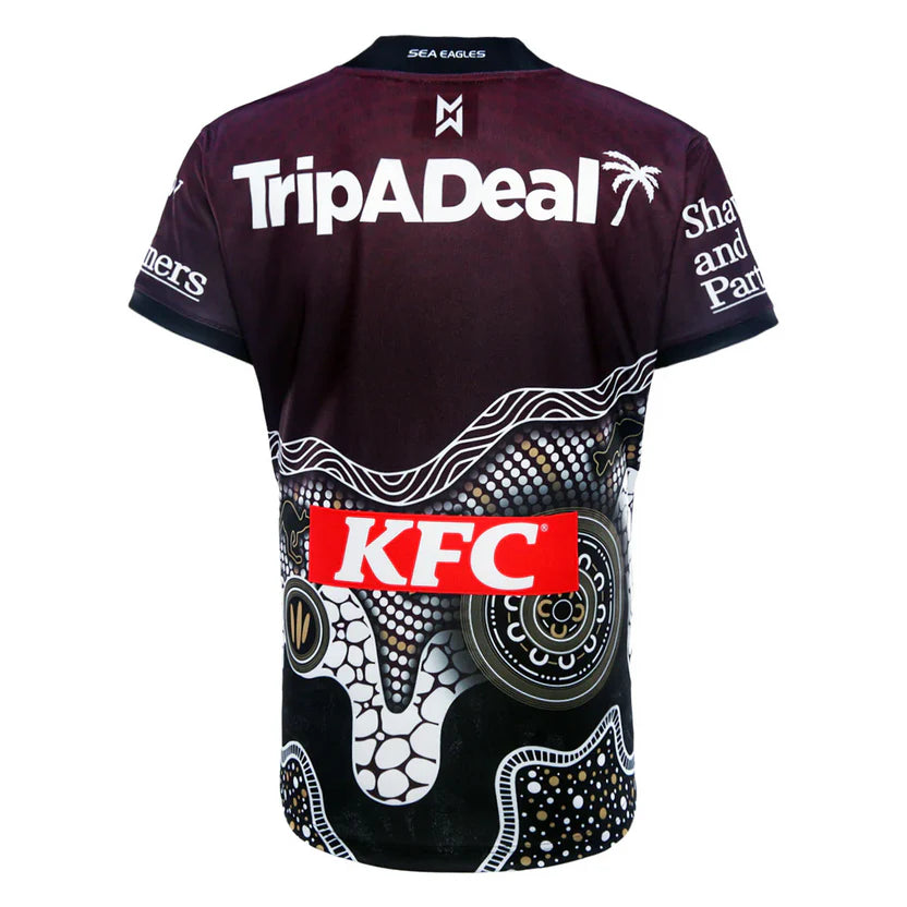 Sea Eagles 2025 Indigenous Printed Fan Shirt