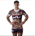 Broncos 2023 Kids Indigenous Printed Fan Shirt (Design B)