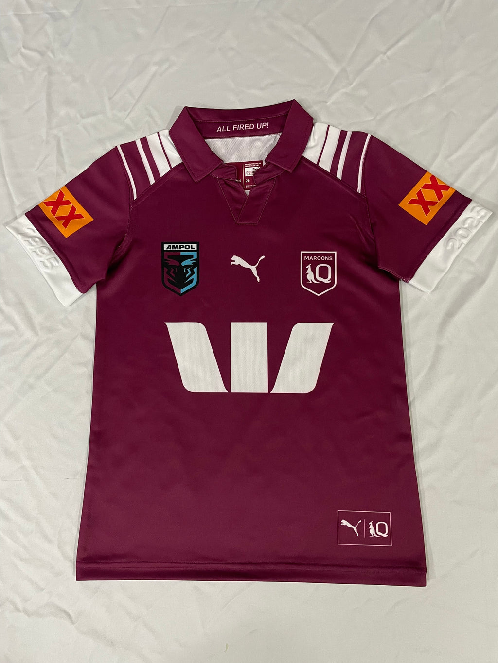 Maroons 2025 Kids Home Jersey