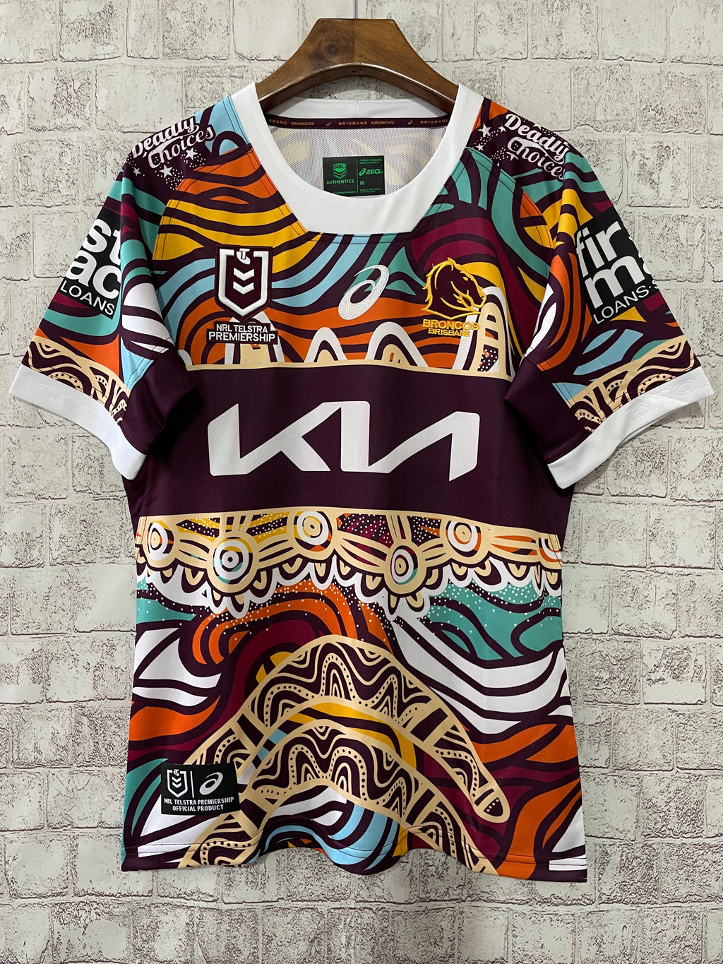 Broncos 2023 Kids Indigenous Printed Fan Shirt (Design B)