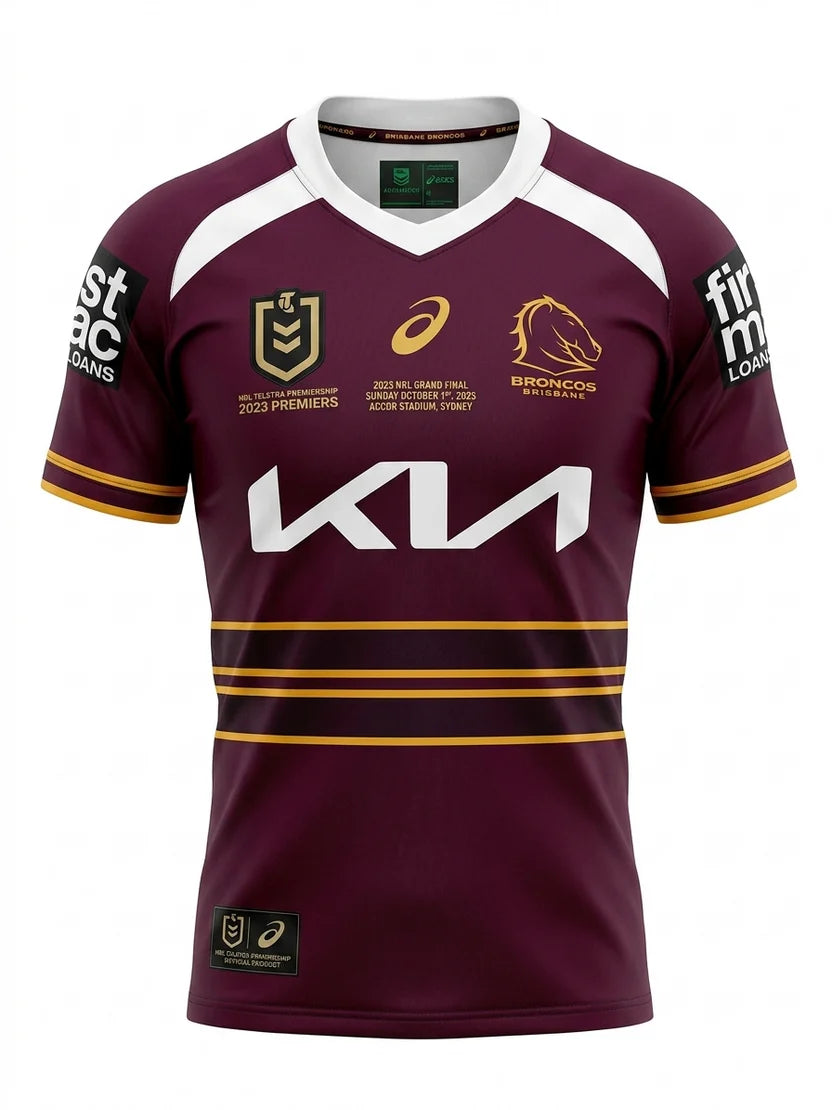 Broncos 2025 Premiers Printed Fan Shirt