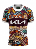 Broncos 2023 Kids Indigenous Printed Fan Shirt (Design B)