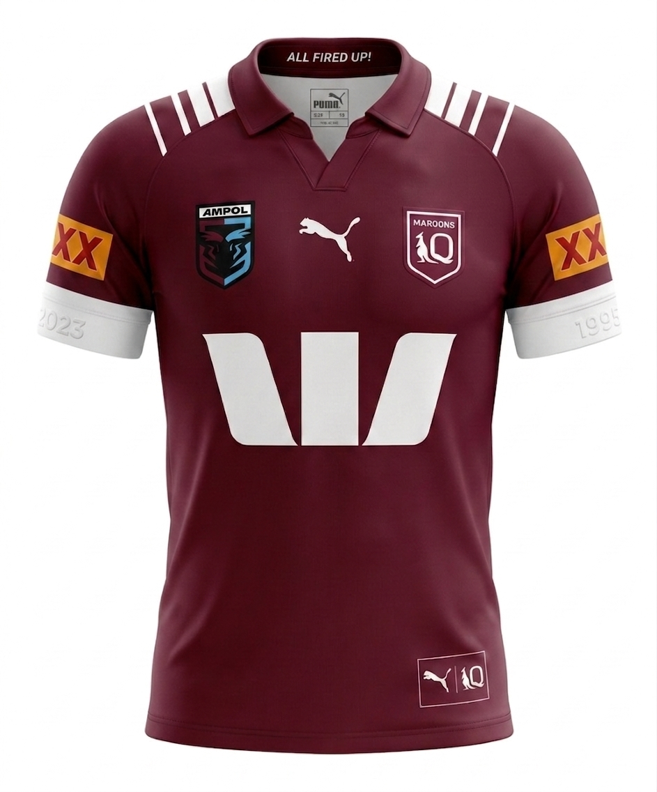 Maroons 2025 Kids Home Jersey