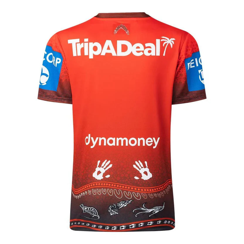Dragons 2025 Indigenous Printed Fan Shirt
