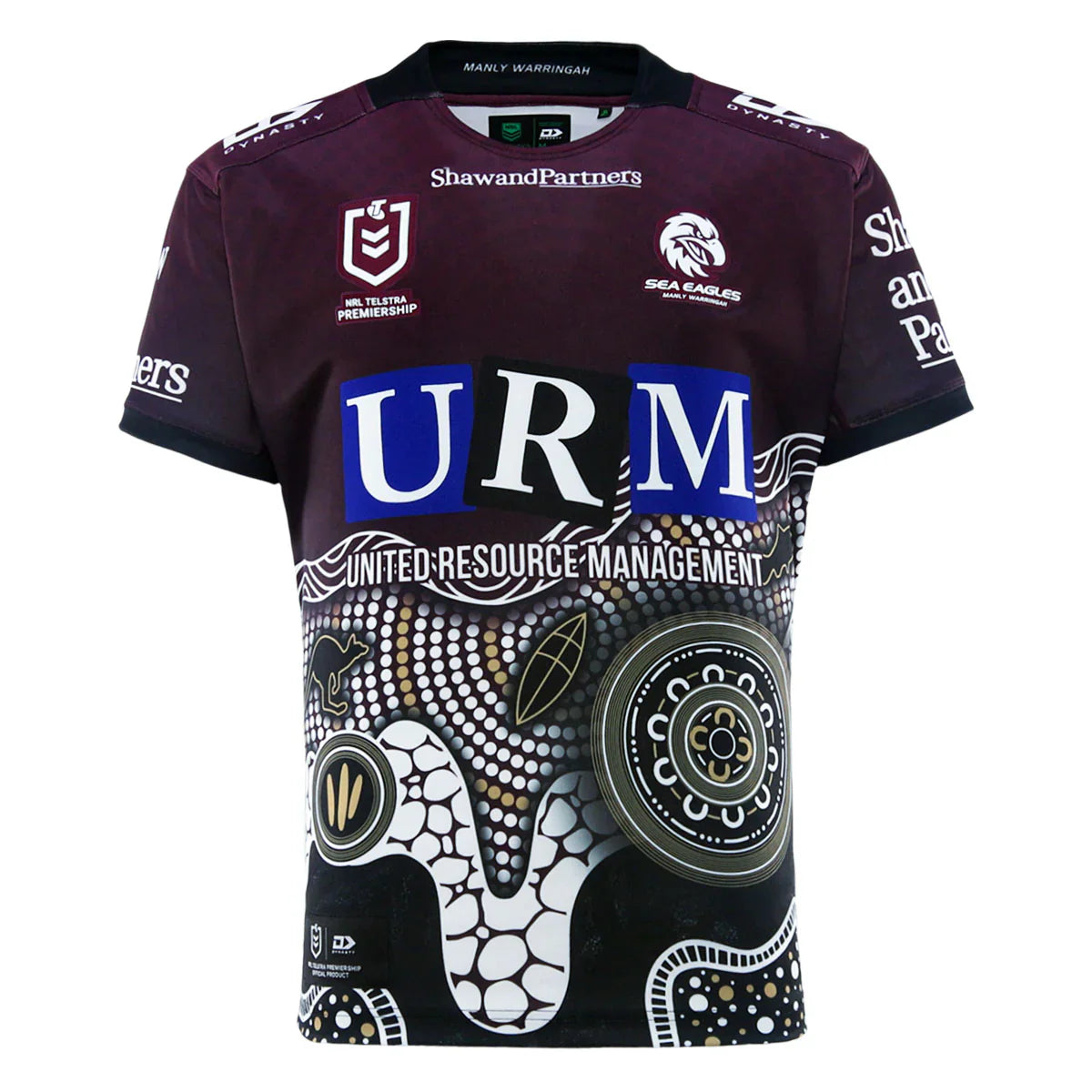 Sea Eagles 2025 Indigenous Printed Fan Shirt