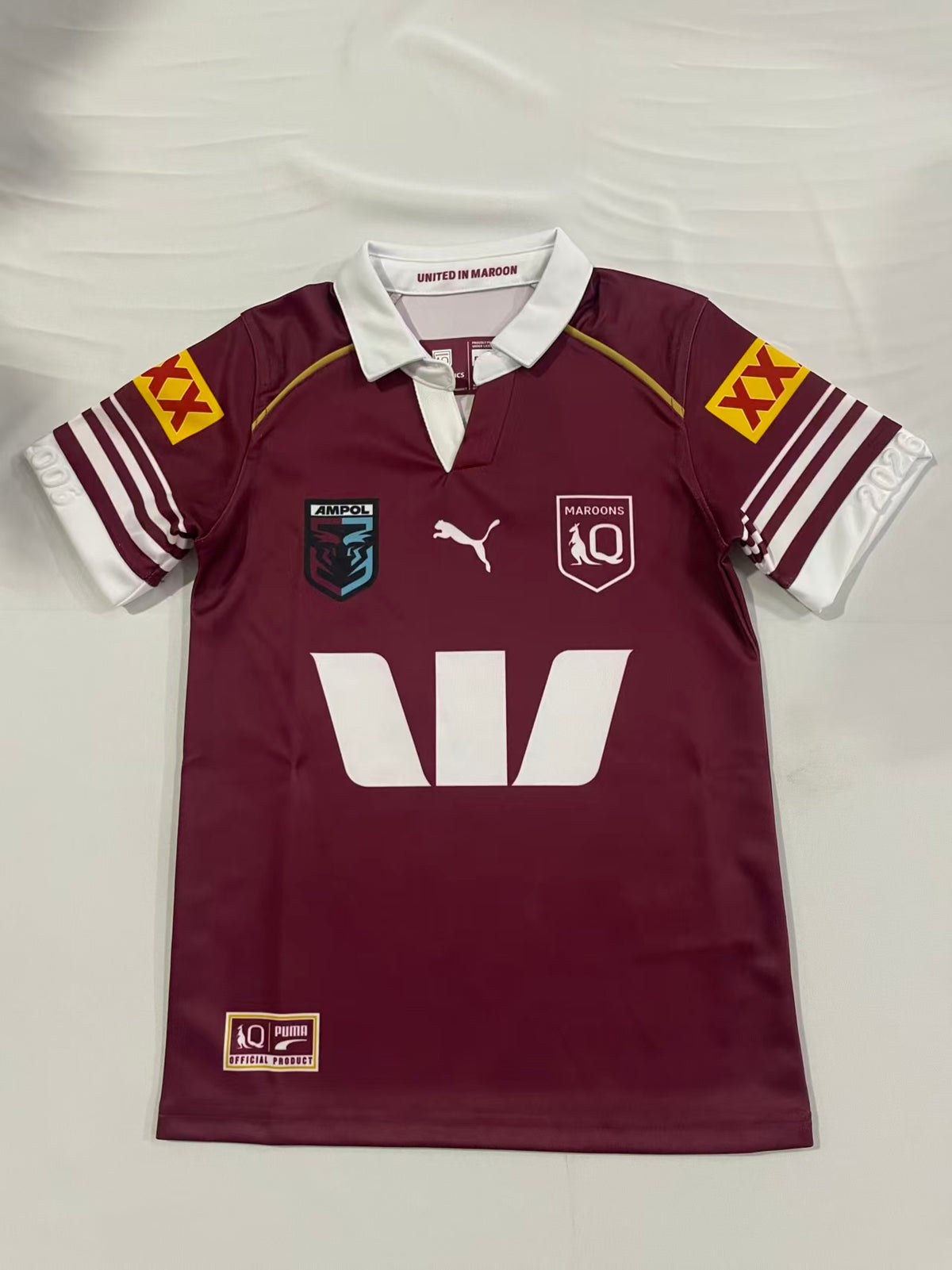 Maroons 2026 Kids Jersey
